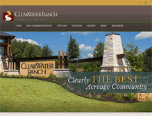 Tablet Screenshot of clearwaterranch.net